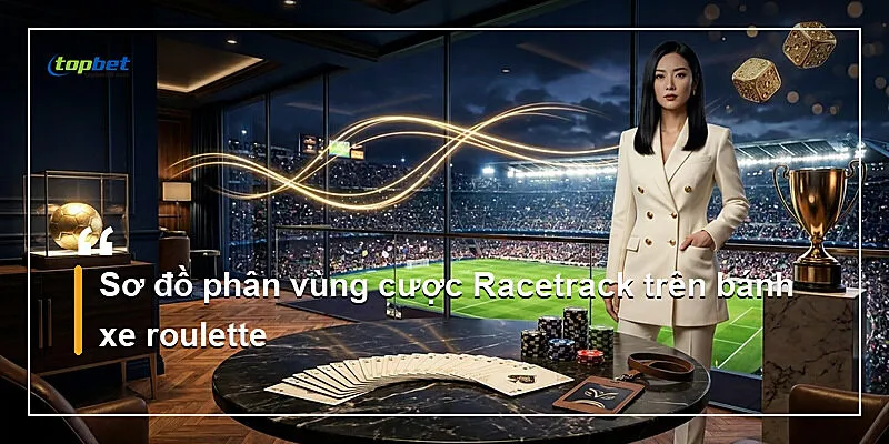 Speed Auto Roulette Topbet – Vòng Quay Tự Động 2 Sơ đồ phân vùng cược Racetrack trên bánh xe roulette